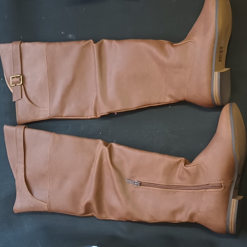 Brown over the knee boots sizing 6.5